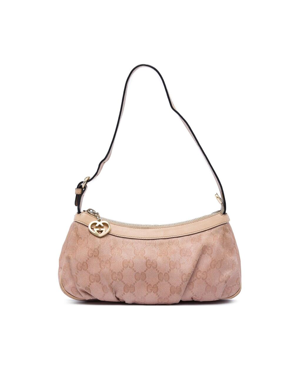 Gucci Gg Canvas Lovely Heart Pochette #342821G55B